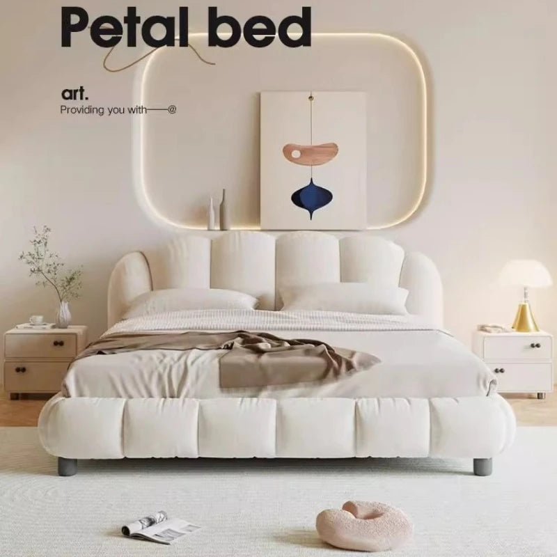 180x200cm Nordic bedroom sets full set furniture bedframes queen size side table bed frame king size frame double bed