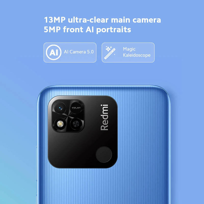 Xiaomi Redmi 10A Smartphone 13MP HD Display Helio 6.53' G25 Octa Core Fingerprint 5000mAh Global Firm Used phone