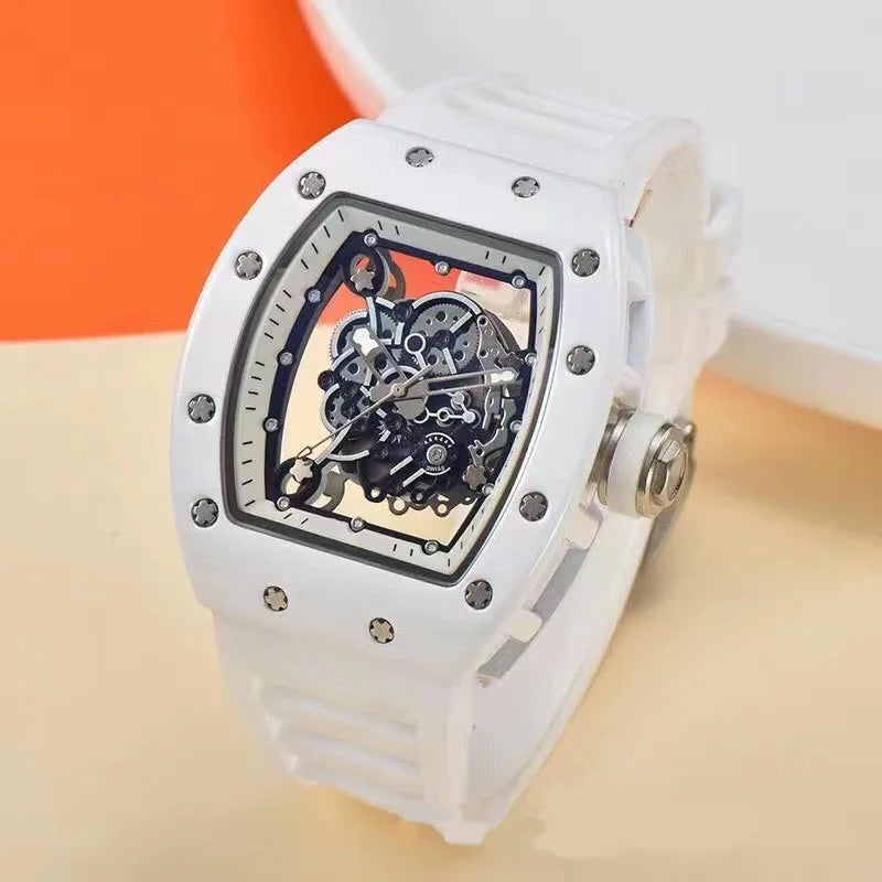 AL-56Atransparent double-sided openwork fashionable quartz watch for men, a luxurious gift for men's watches,Watches for men