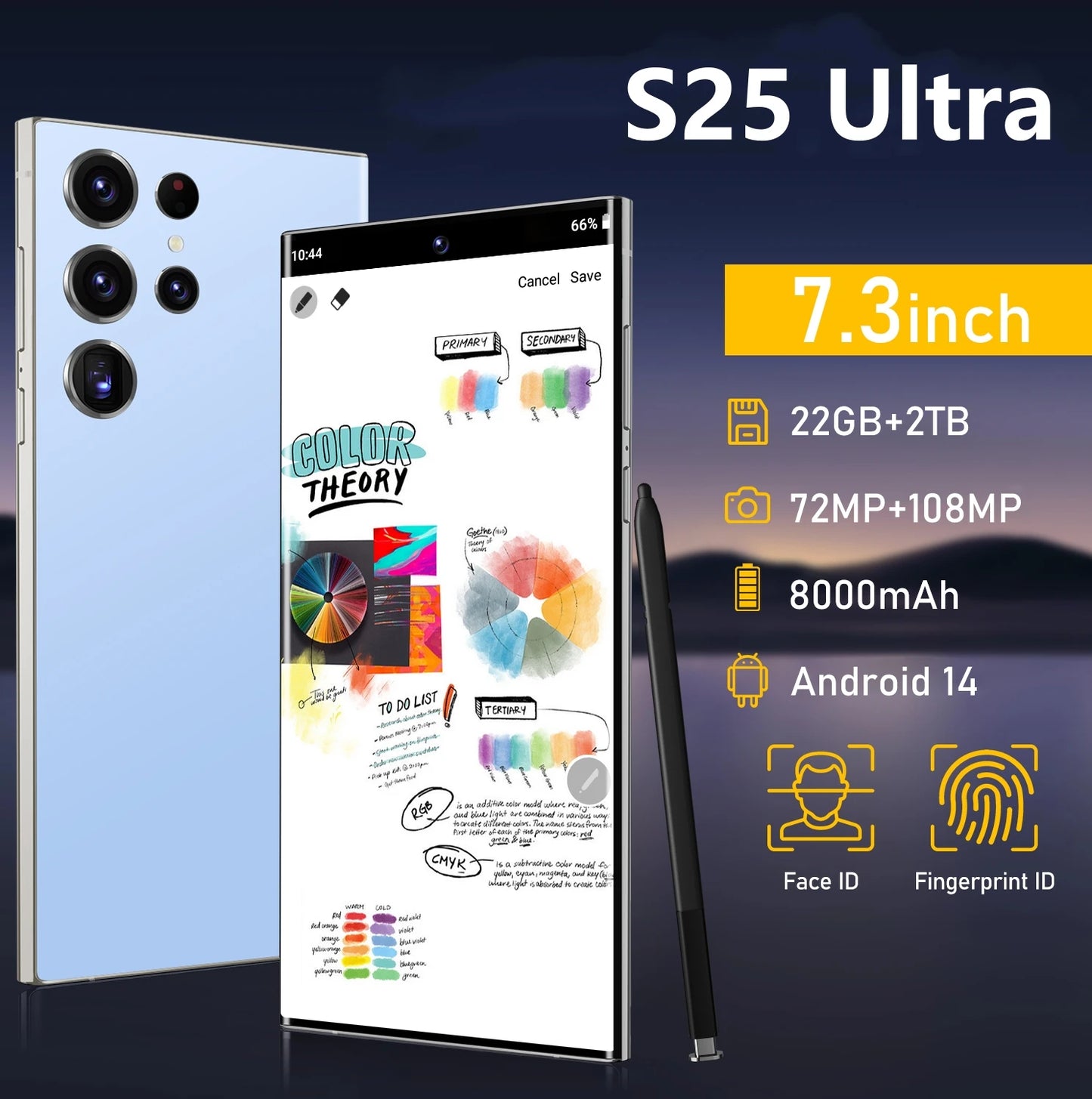 HOT 2025 new S25 Ultra original intelligent 5G dual card dual standby Android 14 system global version 108MP 8000mAh battery