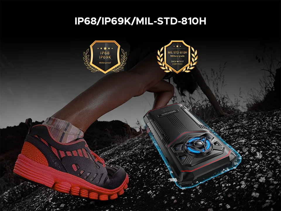Global Version DOOGEE Blade20 Play 5G Rugged Phone 6.6” HD+ 90Hz 8GB 256GB 10300mAh Battery 50MP Camera Android 15 Mobile phone