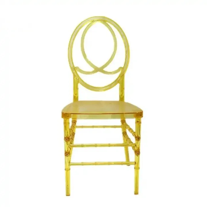100pcs)Modern Restaurant Wedding Party Chairs plastic Stackable Hotel Gold Chiavari Chairs 1149