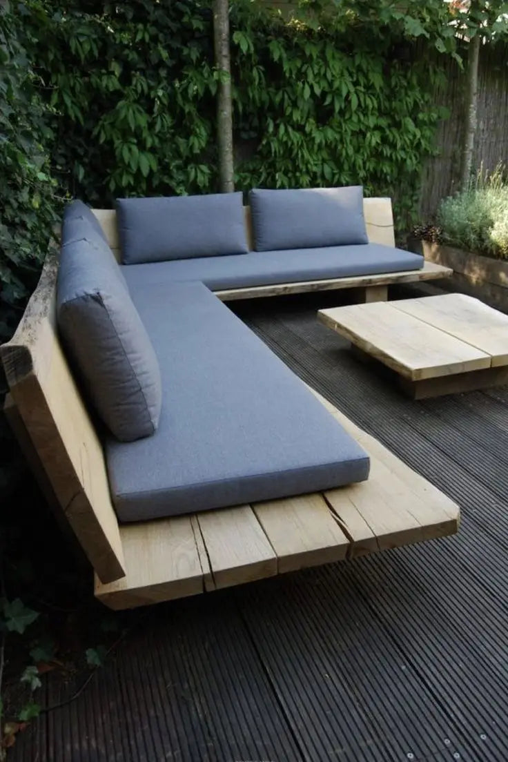 Outdoor Garden Sofa Set Furniture Waterproof Cloth Aluminum Frame Sofa Set with Seat Cushion Outdoor Furniture Sofa Combination
