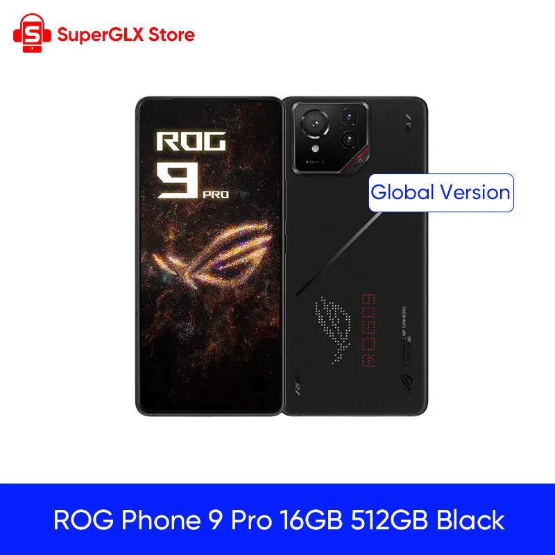 Global ROM ASUS ROG Phone 9 5G Smartphone Snapdragon 8 Elite 6.78" 185Hz LTPO Display 5800mAh 65W Charging Android 15 ROG 9 Pro
