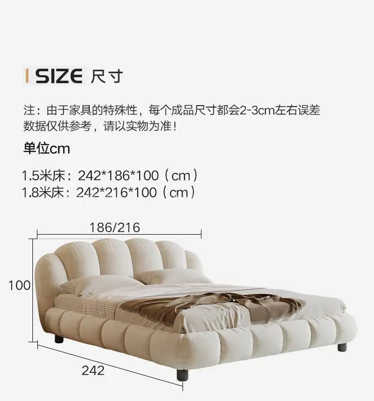 180x200cm Nordic bedroom sets full set furniture bedframes queen size side table bed frame king size frame double bed