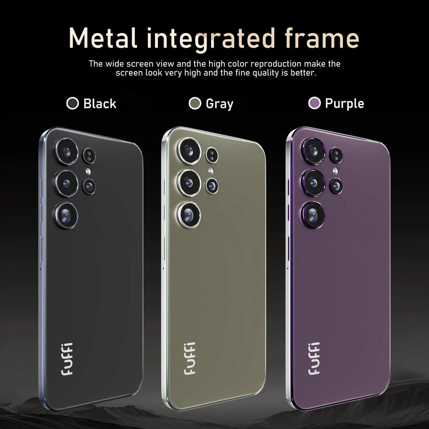 FUFFI 6.56 Inch Smartphone, 4G Network Dual SIM Phone, Android 10.0 Phone with 32GB ROM, Quad Core Processor, 2+2MP Pixels Phone