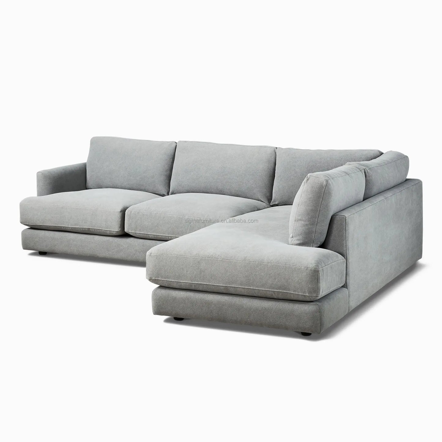 Modern Style Hotel Reception Salon Sofa Home Furniture Chaise Sectional 2 Piece U Shape Living Room Sofas