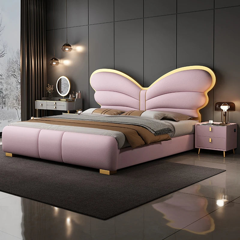 180X200cm double headboard frames and bases tatami solid wood bed sex bed bedroom furniture luxury king size