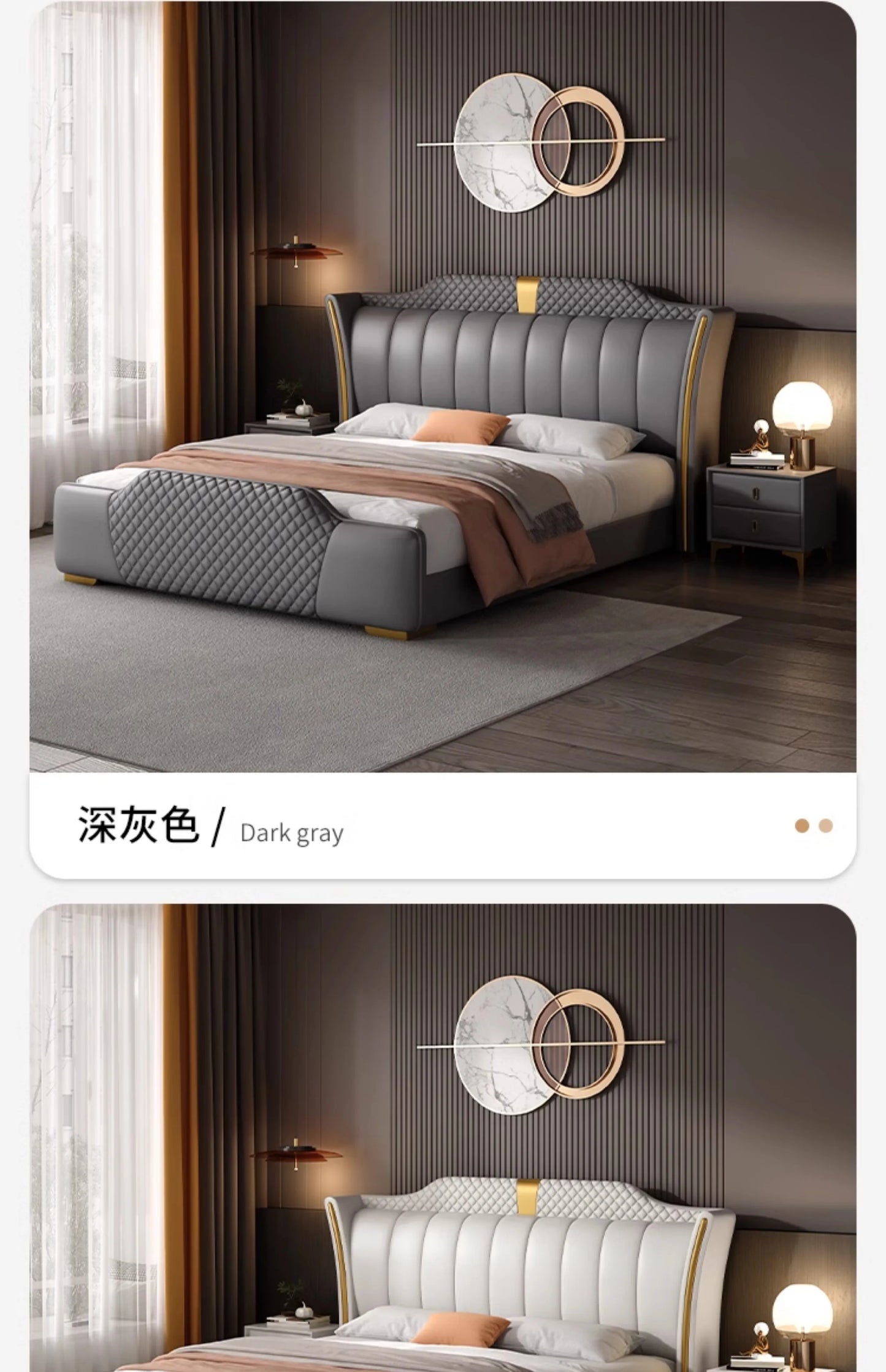 180X200cm home furniture Bed table luxury king size Base beds and frames double beds king size bed frames with head board