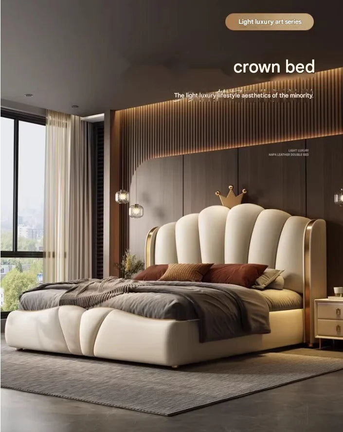 European Princess Bed Nordic Design Beauty Modern Luxury Bed Sun Castle Capsule Children Double Wooden Beliche Patio Furniture