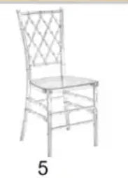 96pcs) Wholesale Crystal Transparent Hotel Party Events Clear Chiavari Chairs for wedding dinner table 281