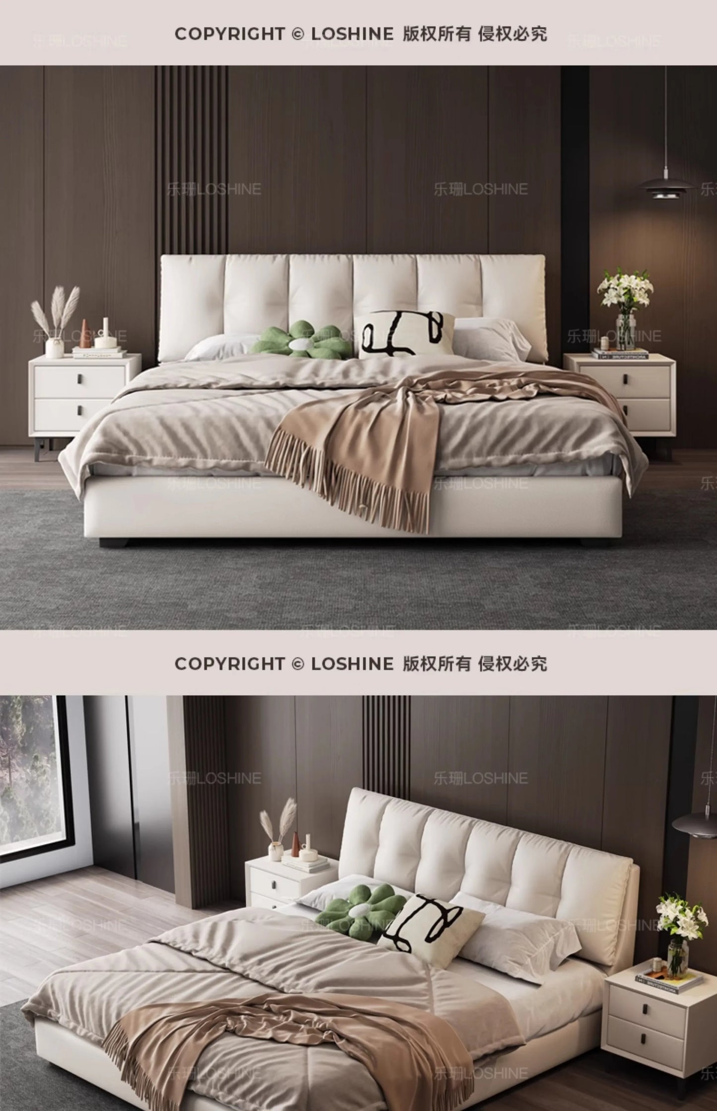 Fashionable Comfortable Beds Double European Minimalist Designer Simple Modern Bed Wedding Simple Wood Cama De Casal Furniture
