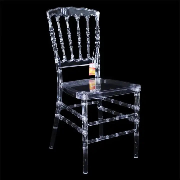 96pcs) Wholesale Crystal Transparent Hotel Party Events Clear Chiavari Chairs for wedding dinner table 281