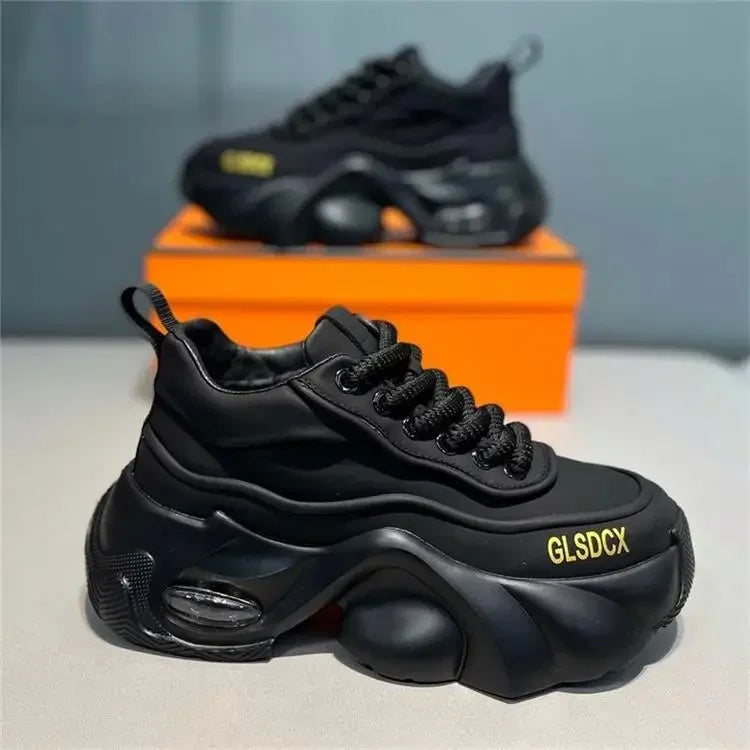 Men's Sneakers 2025 Spring Autumn Fashion Casual Shoes Comfort Platform Running Shoes Luxury Height Increased Vulcanize Footwear