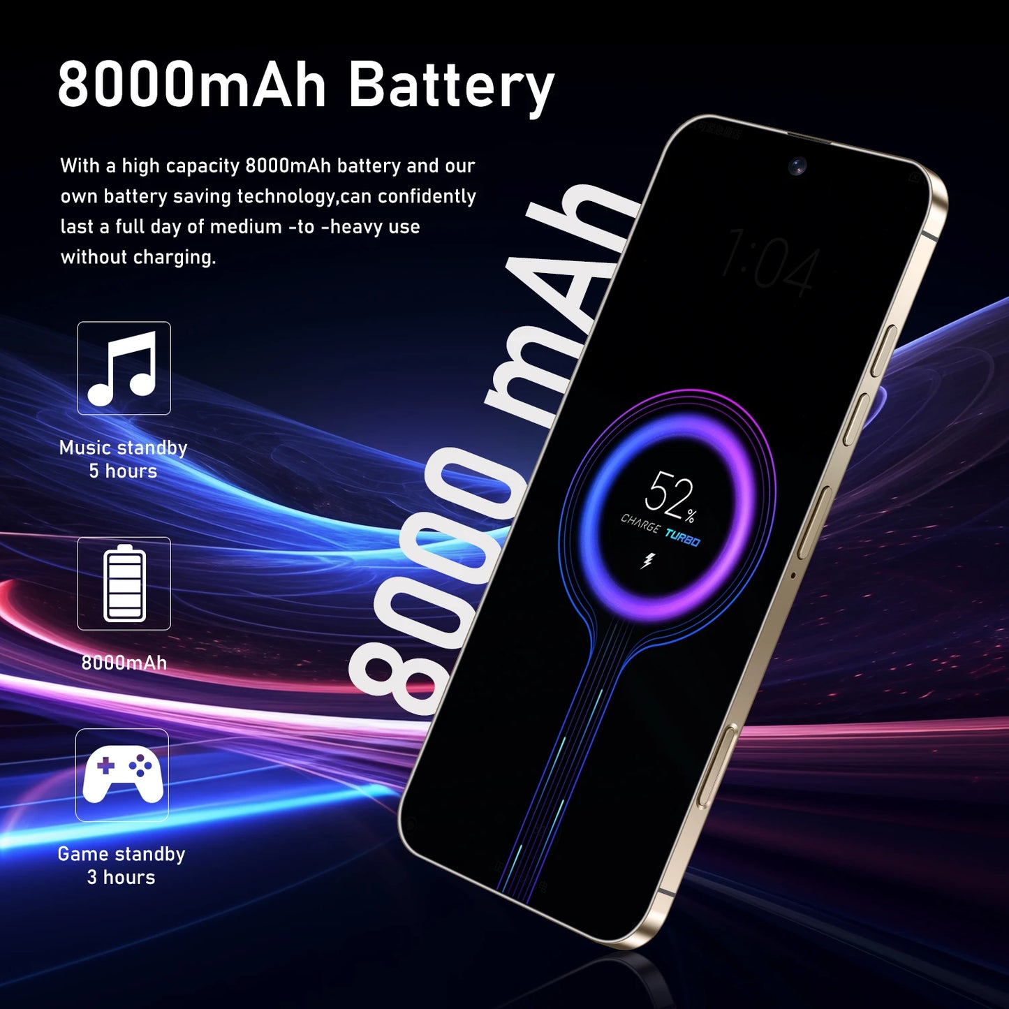 New i16 Pro Max original intelligent 5G dual card dual standby Android 14 system global version phones 8000mAh battery