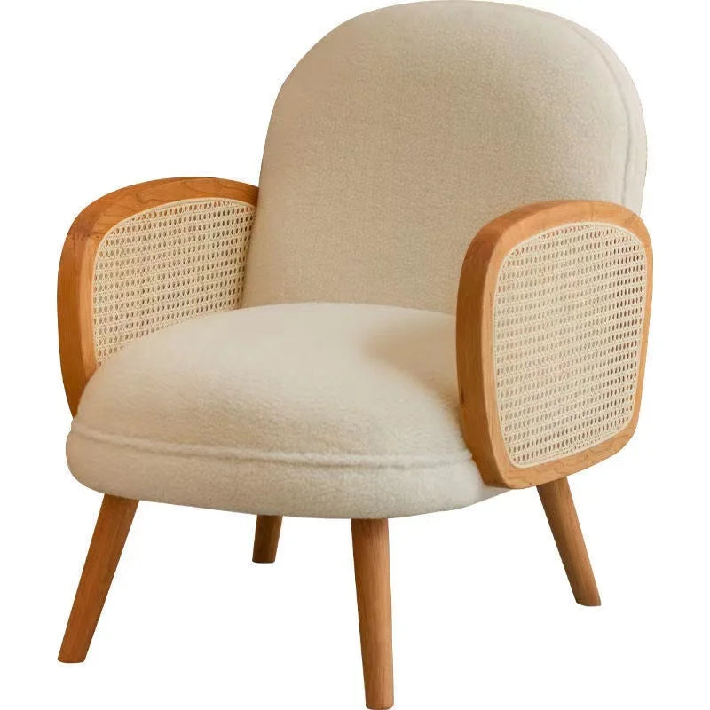 Japanese style sofa living room modern simple design hotel latex corner cotton linen art sofa log style