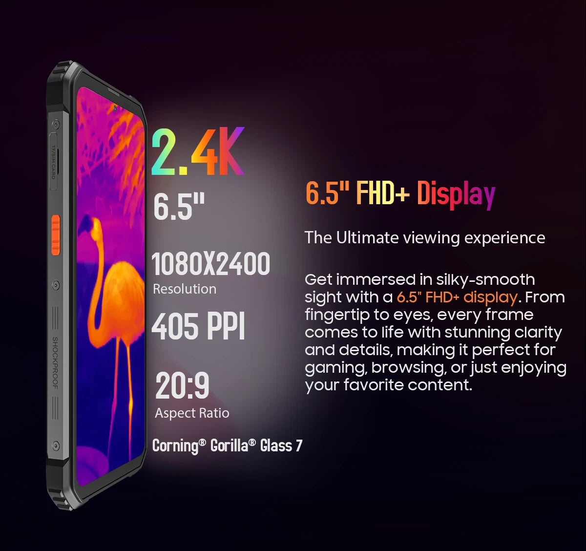 Blackview BV8900 Rugged Thermal 16GB 256GB Android 13 6.5'' Display Helio P90 10000mAh Battery