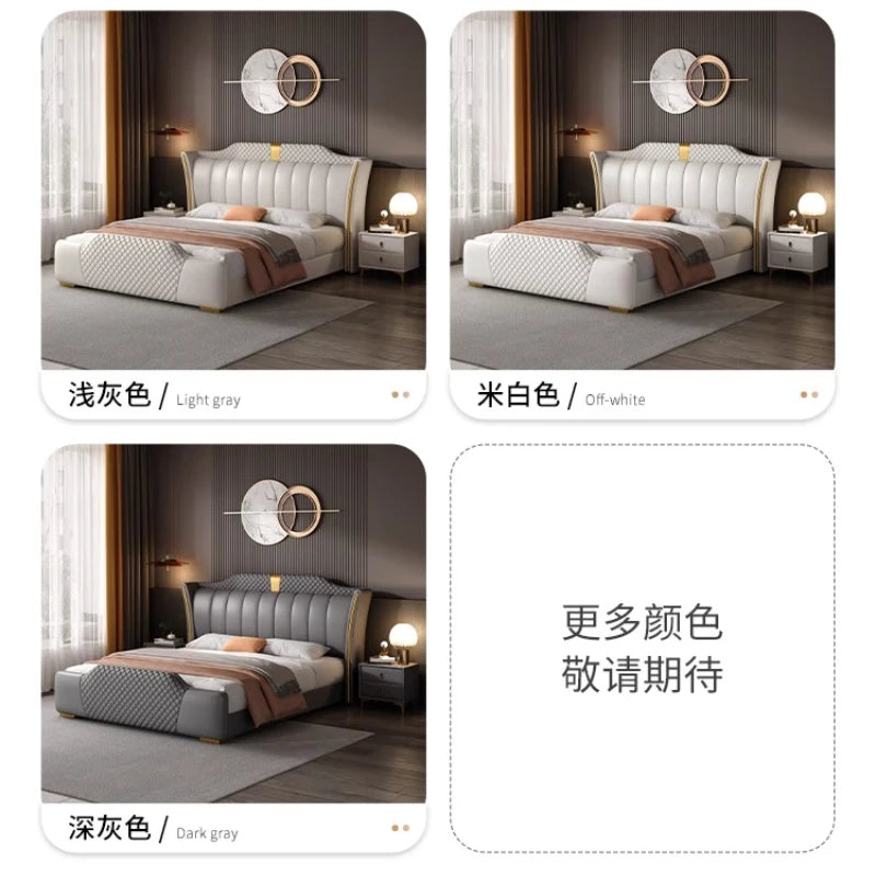 180X200cm home furniture Bed table luxury king size Base beds and frames double beds king size bed frames with head board