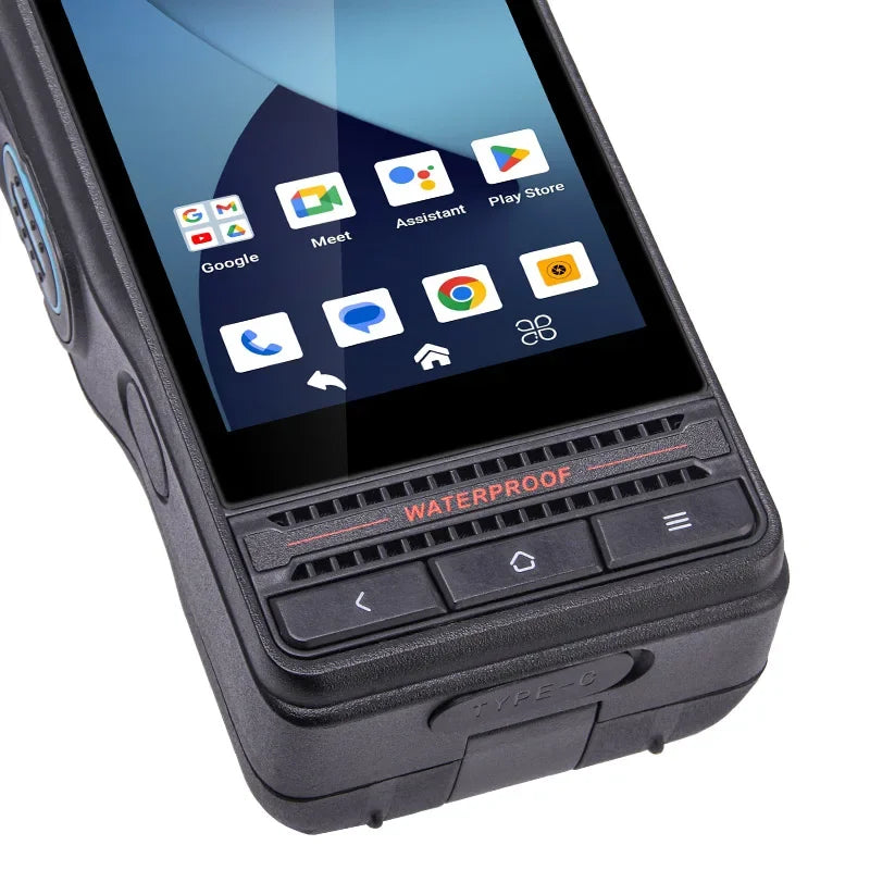 UNIWA P8 4 Inch HD+ Capacitive IPS Touch Screen Talkie Support NFC 5000mAh UHF Smart Zello Mobile Walkie Talkie Android 14