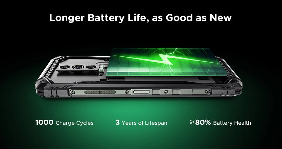 Global Version DOOGEE Blade10 Energy Rugged Phone Ultra-thin Android 15 6150mAh Battery 6.56'' Screen Widevine L1 Smartphone