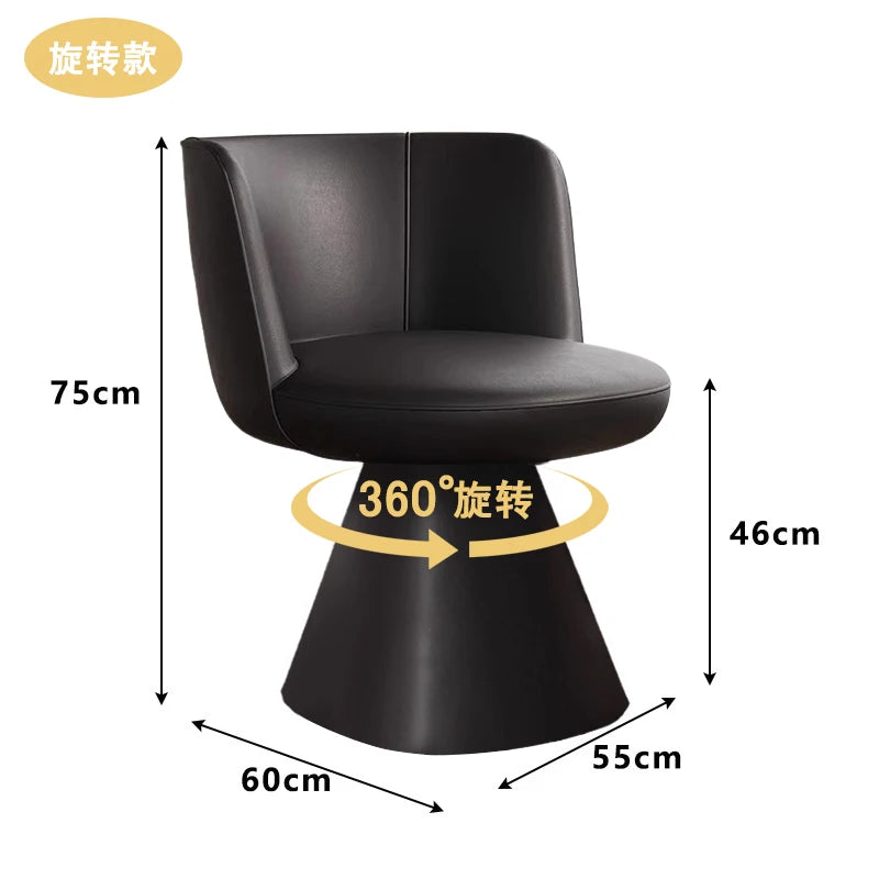 Luxury Makeup Chairs Furniture Bedroom Dressing Table Stool Red Female Rotating Dining Chair Cloak Room Sofa Stools Customized