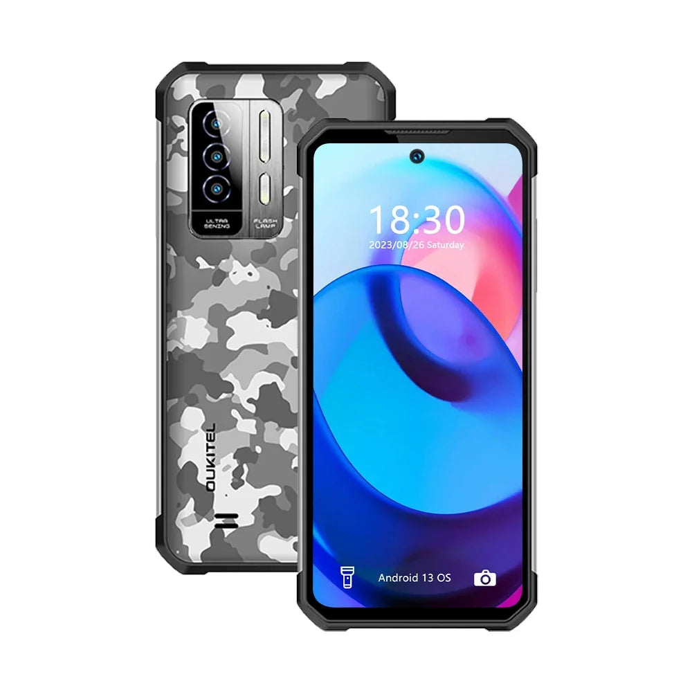 Oukitel WP27 Rugged Smartphone 12GB+256GB 6.78“FHD+ 8500 mAh Android 13 Mobile Phone 64MP MTK G99 Cell Phone