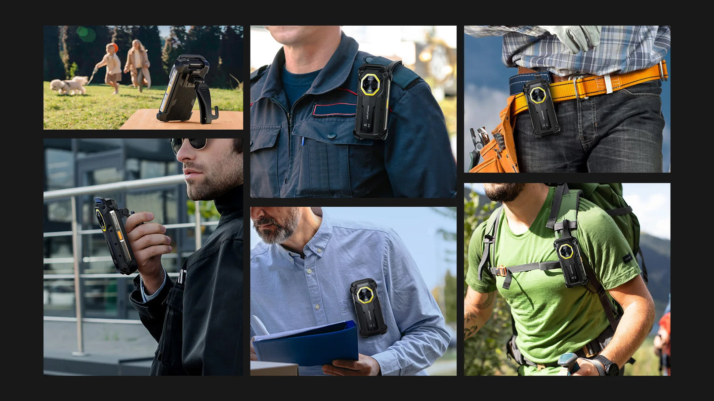 【World Premiere】Ulefone Armor Mini 20T Pro 5G 4.7" Display Rugged Phone LED Light Android 14 Smartphone 6200mAh 16GB+256GB 33W