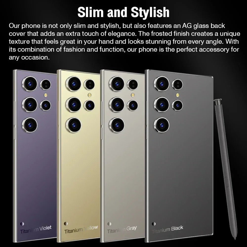 HOT 2025 new S25 Ultra original intelligent 5G dual card dual standby Android 14 system global version 108MP 8000mAh battery