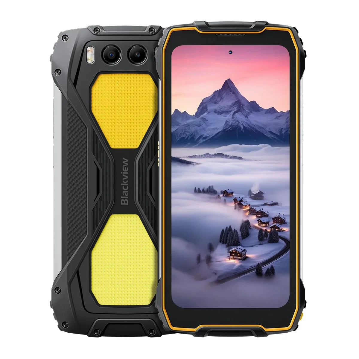 Blackview BV7300 NFC Android 14 Phone 18GB(6+12) 256GB Dual Camping Lights Rugged Smartphone Helio G81 Octa Core 15000mAh