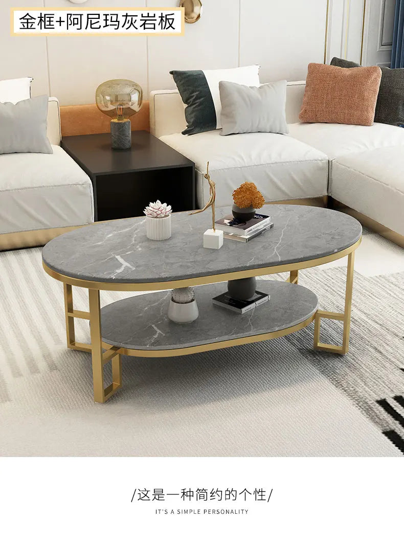 Mid Century Modern Coffee Table Trendy Classic Oval Nordic Coffee Table Aesthetic Beauty Table Basse De Salon Home Furniture