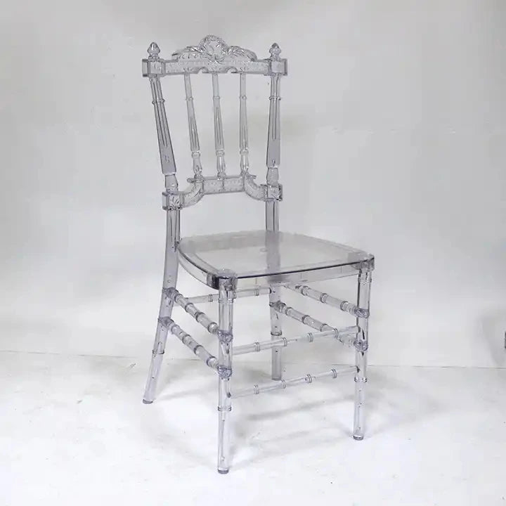 96pcs) Wholesale Crystal Transparent Hotel Party Events Clear Chiavari Chairs for wedding dinner table 281