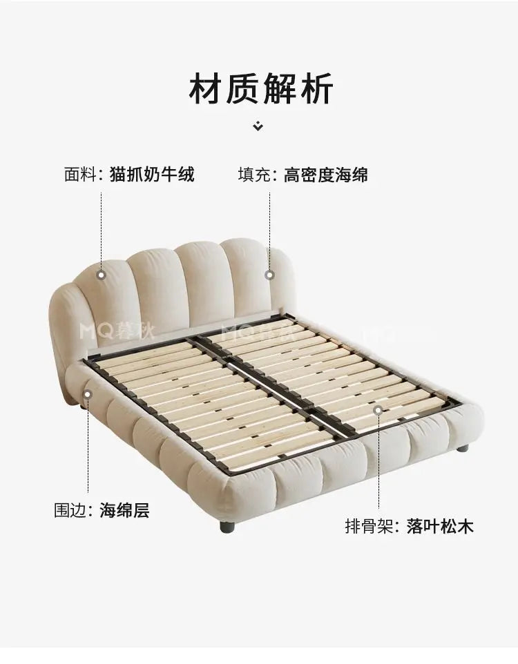 180x200cm Nordic bedroom sets full set furniture bedframes queen size side table bed frame king size frame double bed