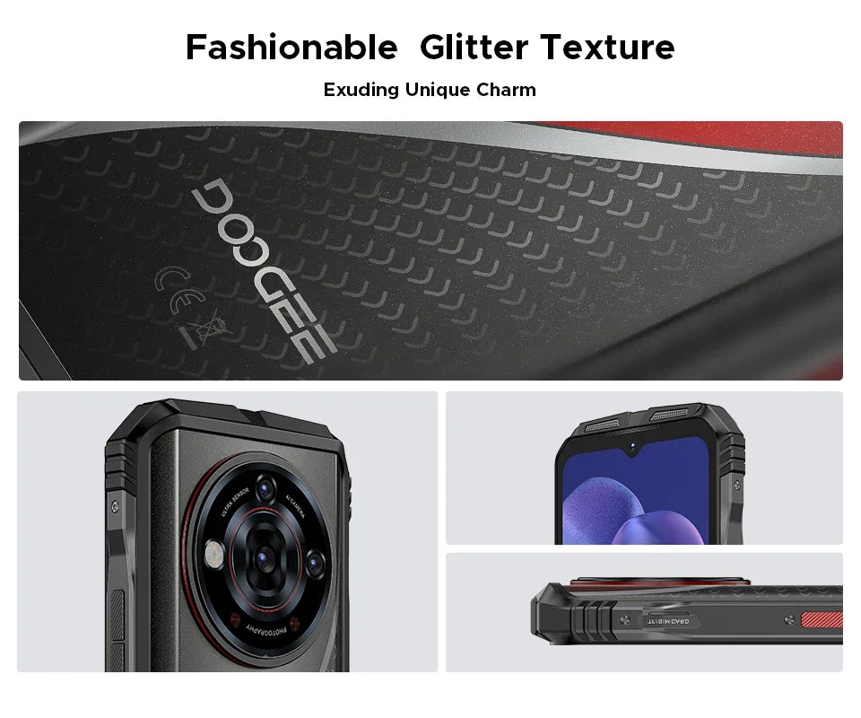 Global Version DOOGEE S118 Pro Rugged Phone 8GB 512GB 108MP AI Main Camera 6.6'' FHD 120Hz 10800mAh Battery Android 14 NFC