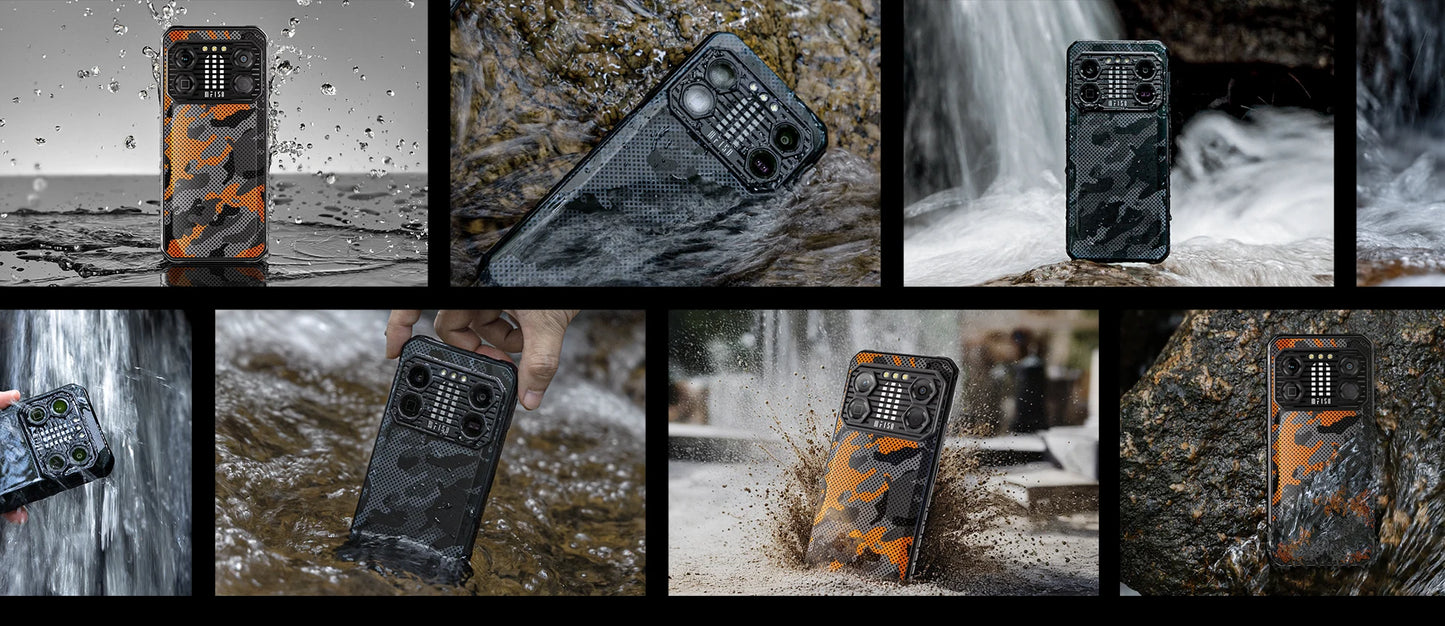 IIIF150 B2 Pro Rugged Smartphone Android Cell Phone G99 120Hz 6.8'' Screen 24GB RAM 256GB ROM 108MP Camera 10000mAh 30W Charge