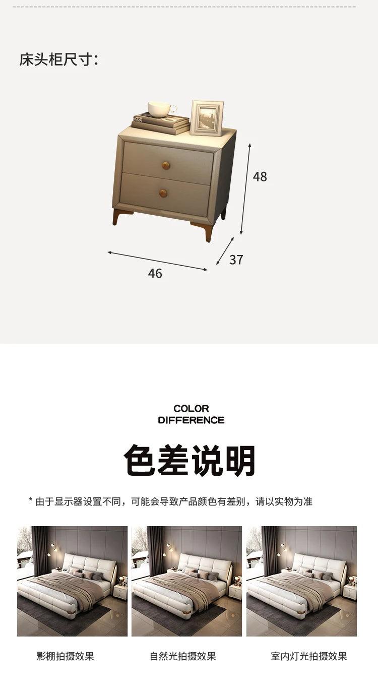 180x200cm Headboard frames and bed bases tatami super king frame royal bedroom furniture set luxury Bed table king size bed