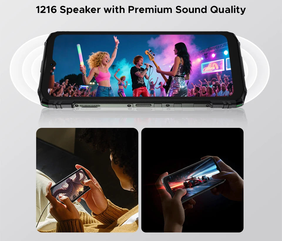 Global Version DOOGEE Blade10 Energy Rugged Phone Ultra-thin Android 15 6150mAh Battery 6.56'' Screen Widevine L1 Smartphone