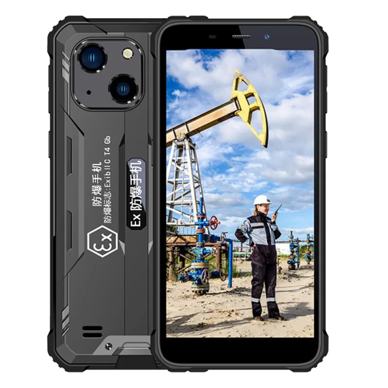 CEMU Ex-C6-Smartphone Android 14 octa core, 4 G/6 G + 5,93HD/128 GB, 256GB,6300mAh, Waterproof and explosion-proof mobile phone
