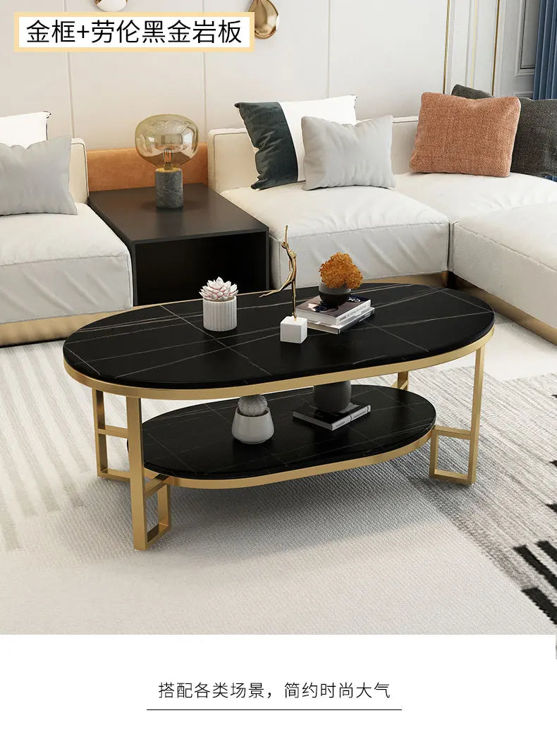 Mid Century Modern Coffee Table Trendy Classic Oval Nordic Coffee Table Aesthetic Beauty Table Basse De Salon Home Furniture
