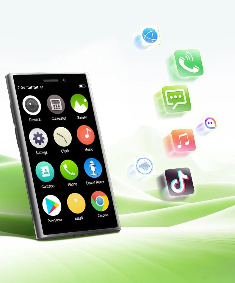 SERVO S26 3G WCDMA Mini Smartphone 2GB RAM 16GB ROM Google Play Face Unlock 3.0" Touch Display Tiny Smart Phones 2 SIM Standby