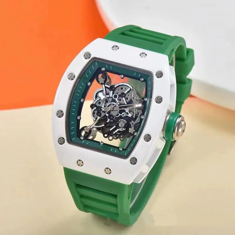 AL-56Atransparent double-sided openwork fashionable quartz watch for men, a luxurious gift for men's watches,Watches for men