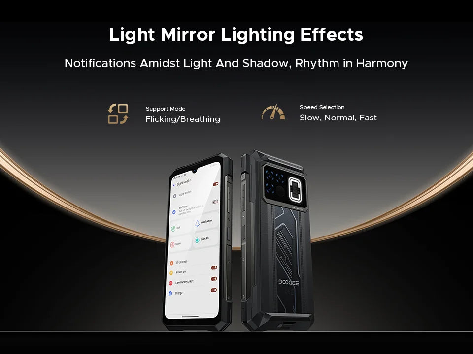 Global Version DOOGEE Fire 6 Max 5G Rugged Phone Thermal imaging 6.72" FHD+ 120Hz IPS Flashlight Dimensity 7050 20800mAh Battery