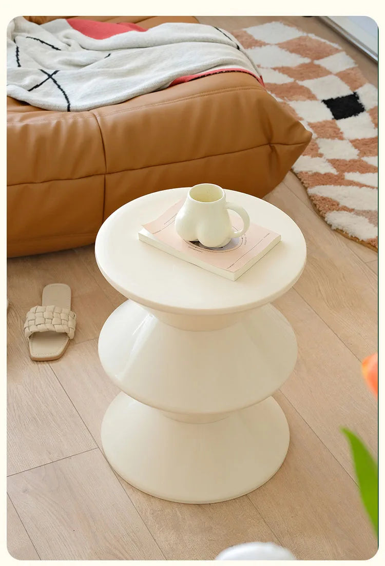 Round Plastic Coffee Table,Nordic Home Furniture,Living Room Sofa Side Tables,Hallway Shoes Stool,Balcony Small Desk,Nightstands