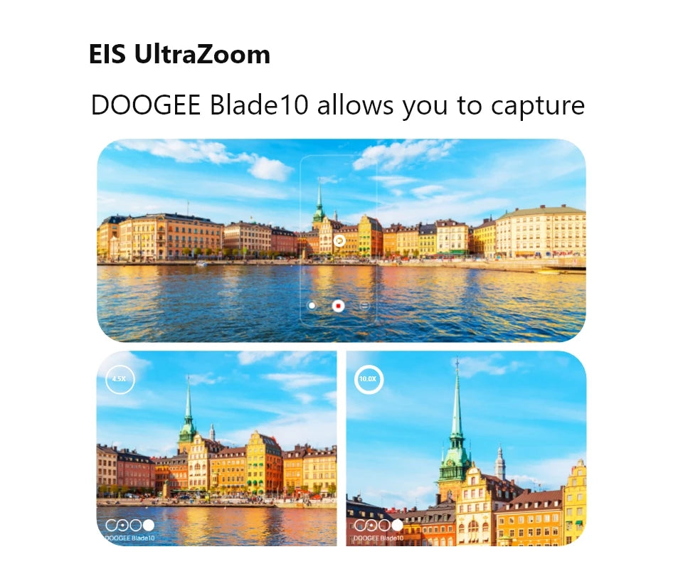 DOOGEE Blade10 Rugged Phone 6.56 Inch 90Hz IPS Display 9GB(4+5) 128GB Octa Core 16MP Main Camera 5150mAh Android 14 Face Unlock