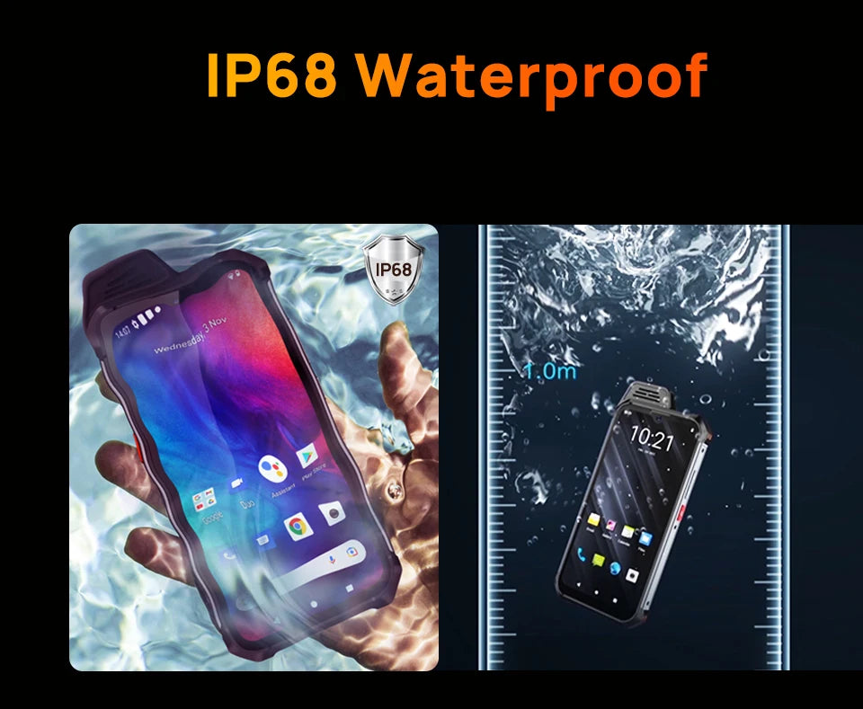 UNIWA W888 ATEX Explosion Battery European Union Certification IP68 4G Rugged Smartphone 4GB+64GB HD/FHD Screen Mobile Phone