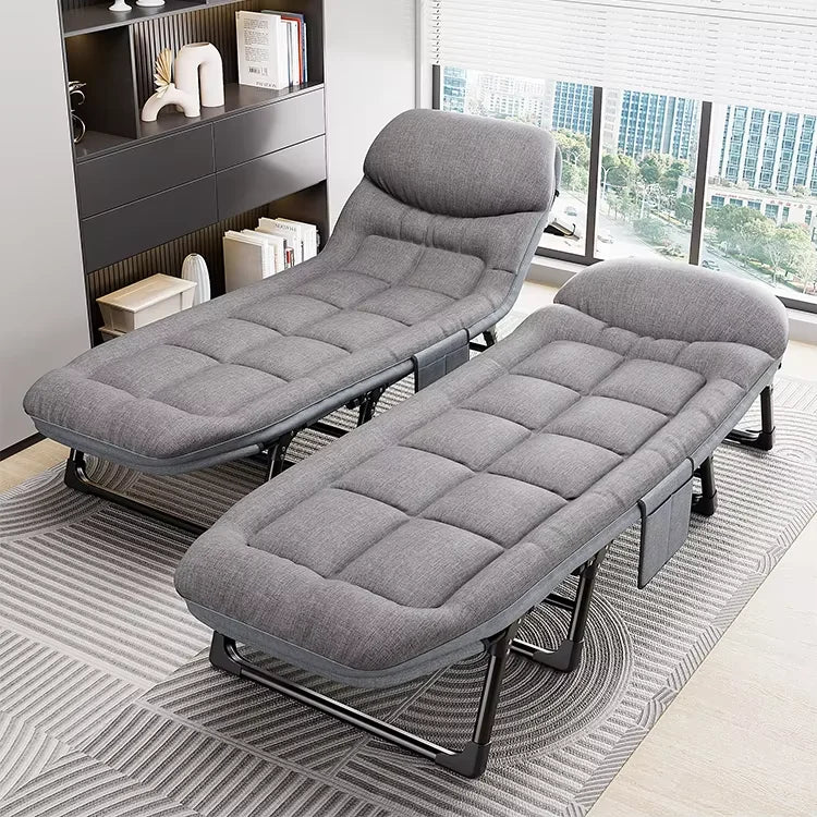 Wholesale Reclining Folding Bed Camping Portable Outdoor Furniture Hiking Travel Comfortable Beach Chairs For Bathroom Bed Cots