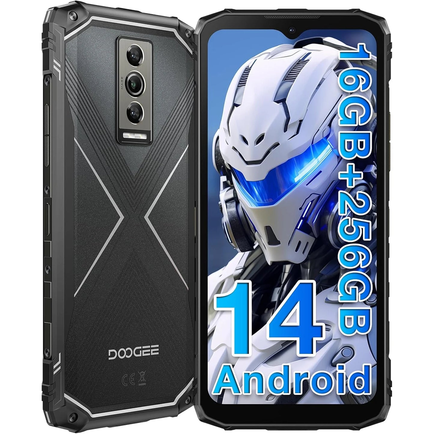 DOOGEE Blade 10 Pro Smartphone 16GB(6+10) 256GB 50MP Camera 6.56'' Display Cellphone 5150mAh NFC Android 14 Mobile Phone