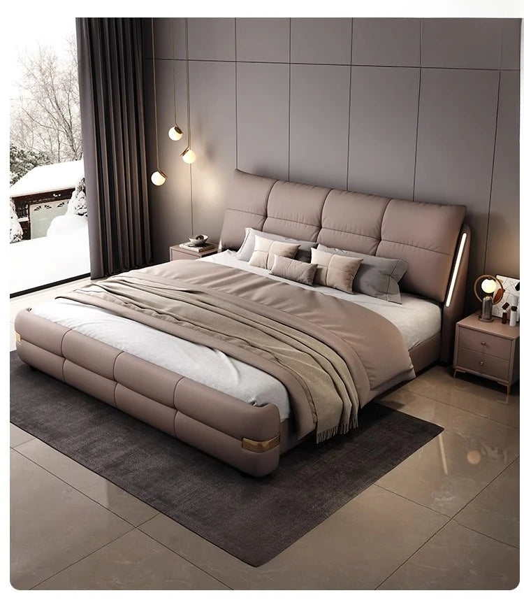 180x200cm Headboard frames and bed bases tatami super king frame royal bedroom furniture set luxury Bed table king size bed