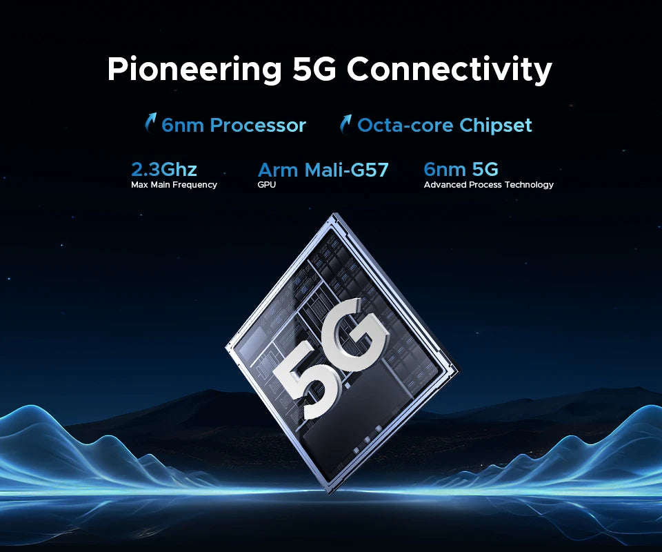 Global Version DOOGEE Note 59 5G 32GB(8+24) 128GB 6.75" 120Hz 6250mAh Large Battery UNISOC T8200 Octa Core Android 15 NFC