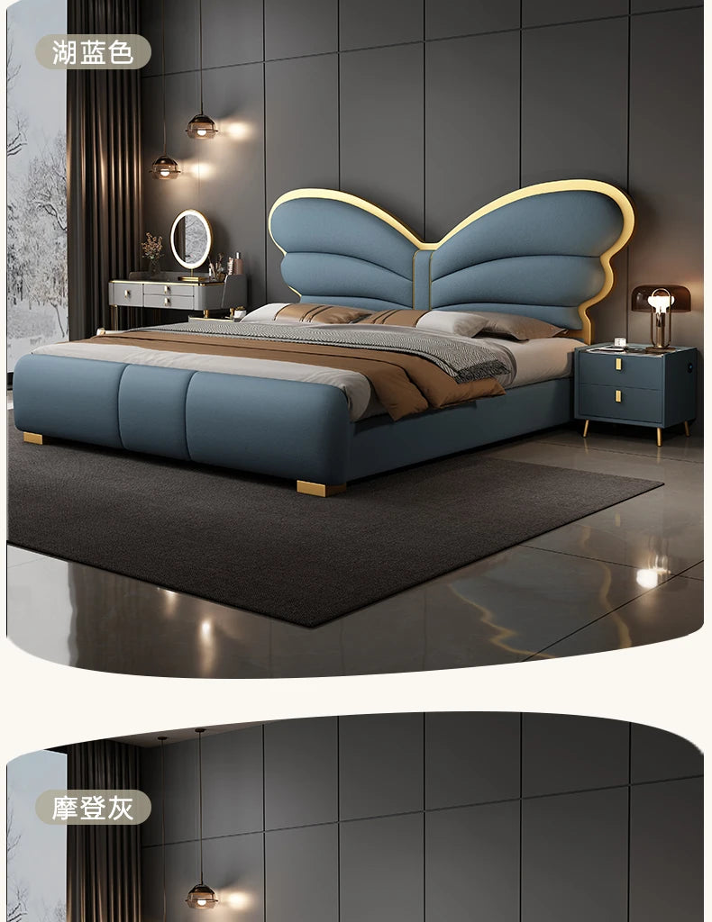 180X200cm double headboard frames and bases tatami solid wood bed sex bed bedroom furniture luxury king size