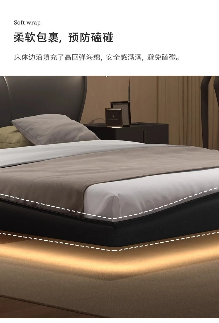 180X200cm bedroom furniture bedroom beds queen frame lіko twin frame racks and frame home Deluxe modern double bed Headboard